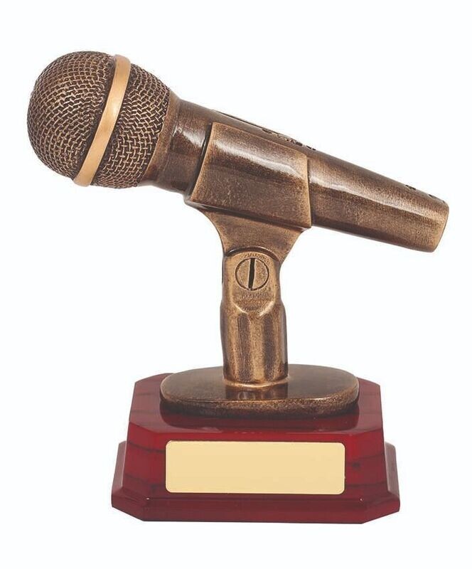 Microphone Trophy - 165mm