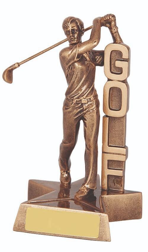 Golf Figurine Trophy - Male LIMITED STOCK AVAILABLE