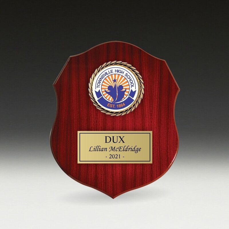 Timber Shield with Holder and Plaque - 3 sizes