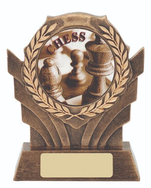Chess Wreath Trophy - 3 sizes