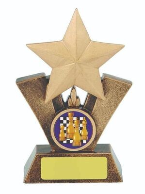 Chess Rising Star Trophy - 3 sizes