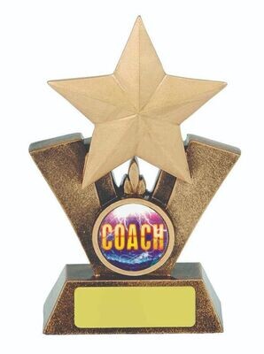 Coach Rising Star Trophy - 3 sizes