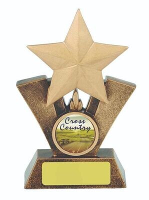 Cross Country Rising Star Trophy - 3 sizes Cross Country Rising Star Trophy - 3 sizes