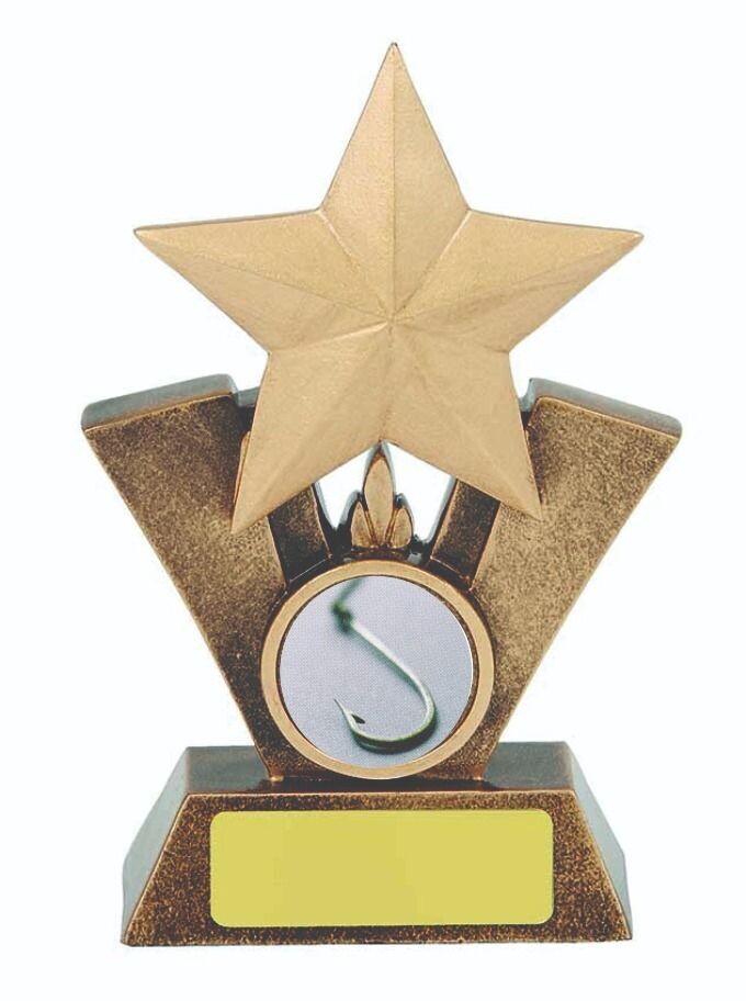 Fishing Rising Star Trophy - 3 sizes