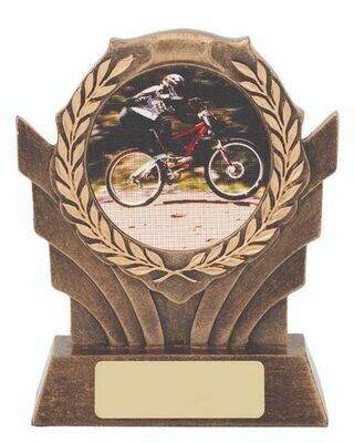 Mountain Bike Wreath Trophy - 3 sizes