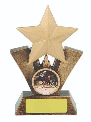 Mountain Bike Rising Star Trophy - 3 sizes Mountain Bike Rising Star Trophy - 3 sizes