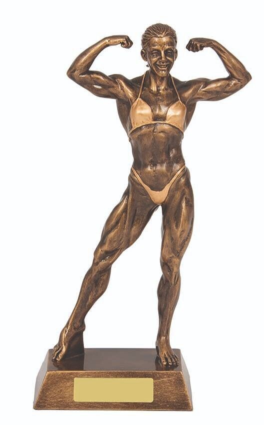 Female Bodybuilding Trophy - 2 sizes
