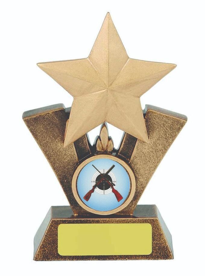 Shooting Rising Star Trophy - 3 sizes