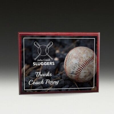 Timber Plaque Printed - 7 sizes