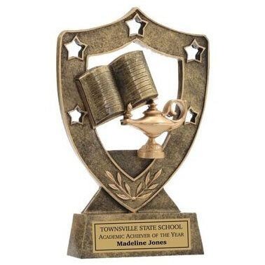 Academic Shield Trophy - 3 sizes