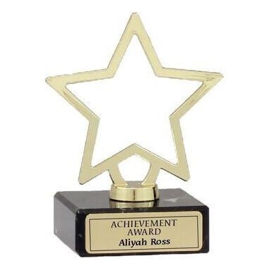 Mini Metal Star Trophy