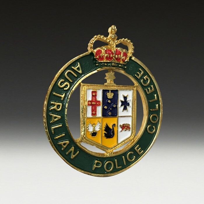 Australian Police College Spin Cast 65x77mm Australian Police College Spin Cast 65x77mm