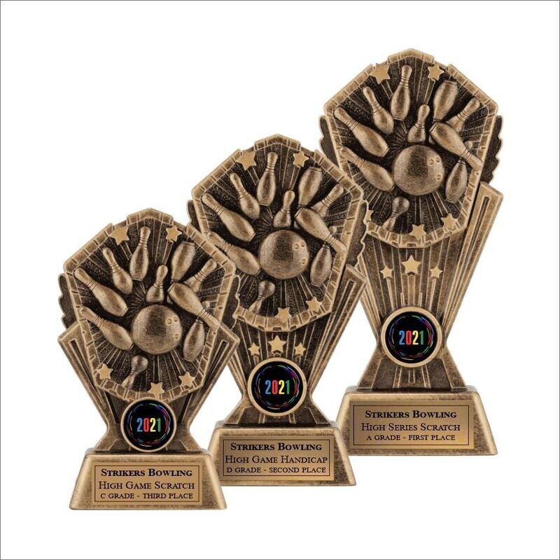 Cosmos Tenpin Strike Trophy