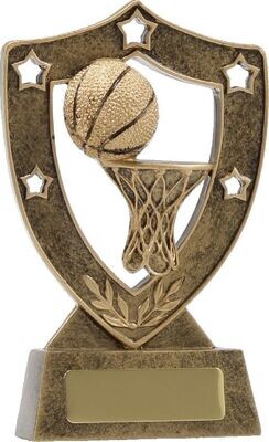 Basketball Shield Series Trophy