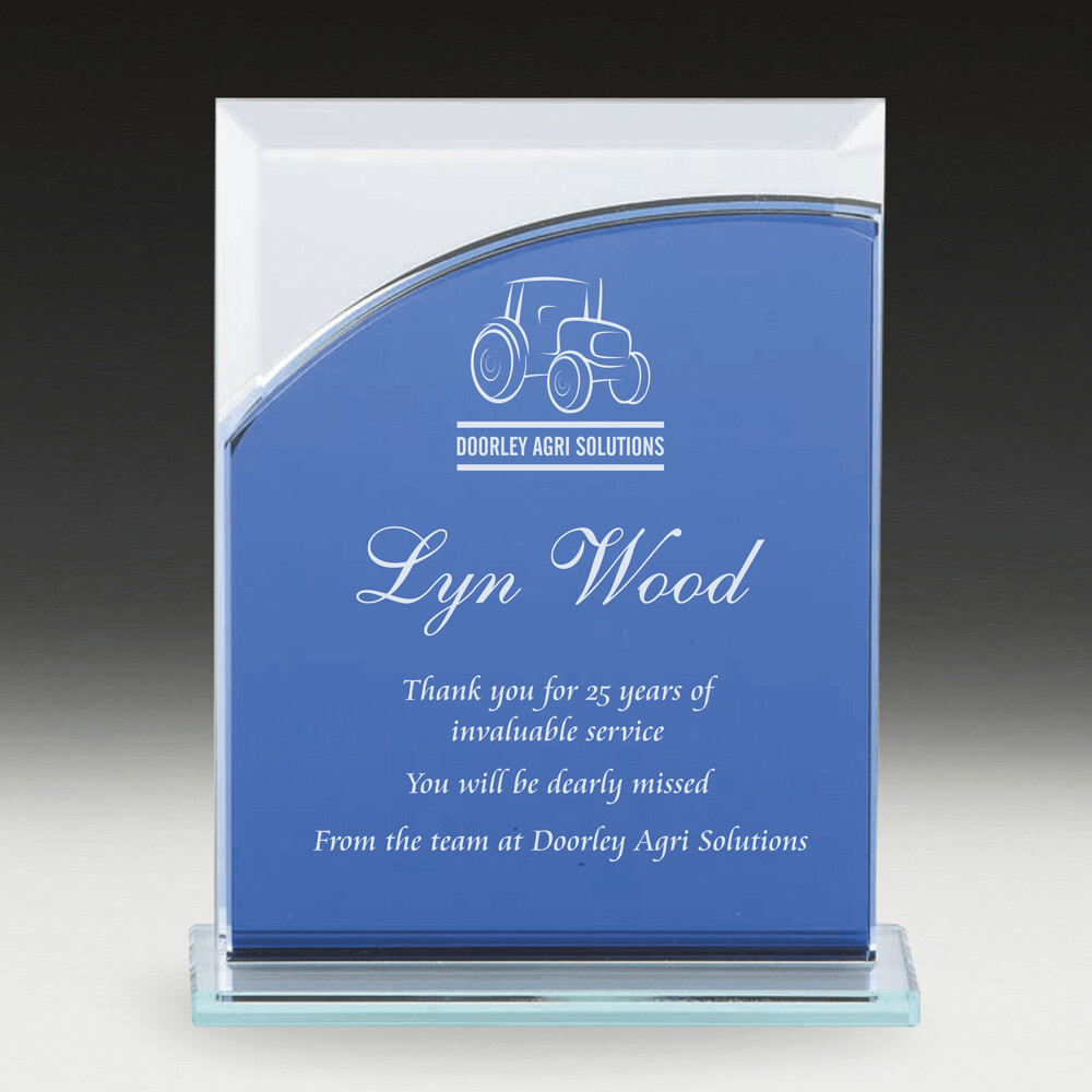 Blue Curve Glass Award
