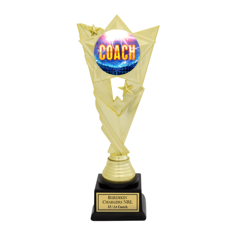 Coach's Award Gold Marvel Holder