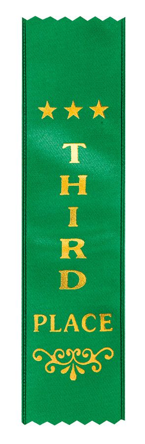 Third Place Ribbons