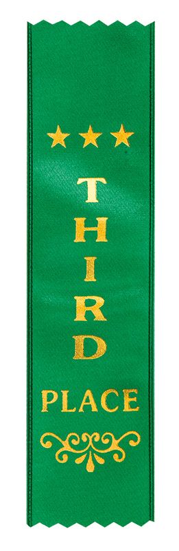 Third Place Ribbons