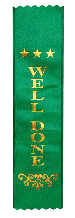 Well Done Ribbons