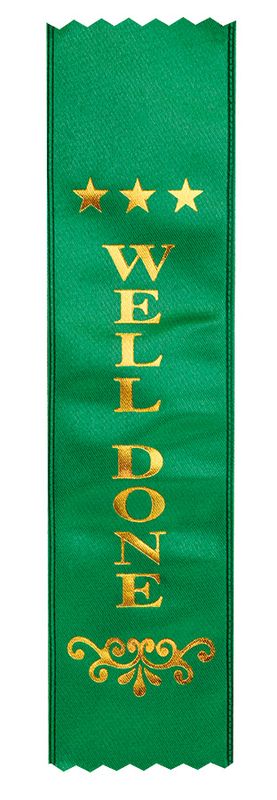 Well Done Ribbons