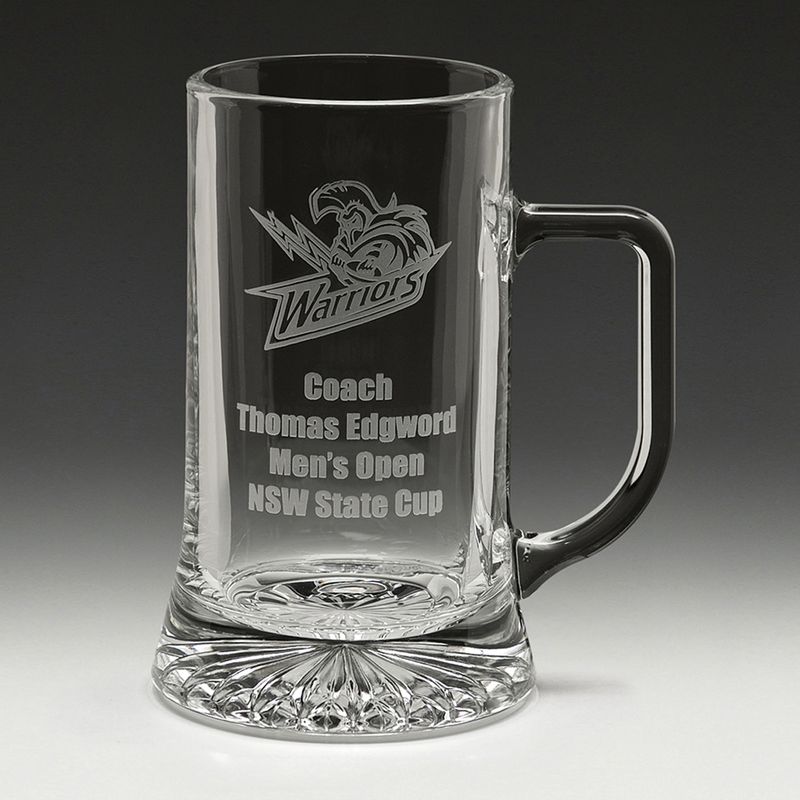 Glass Beer Stein 500ml