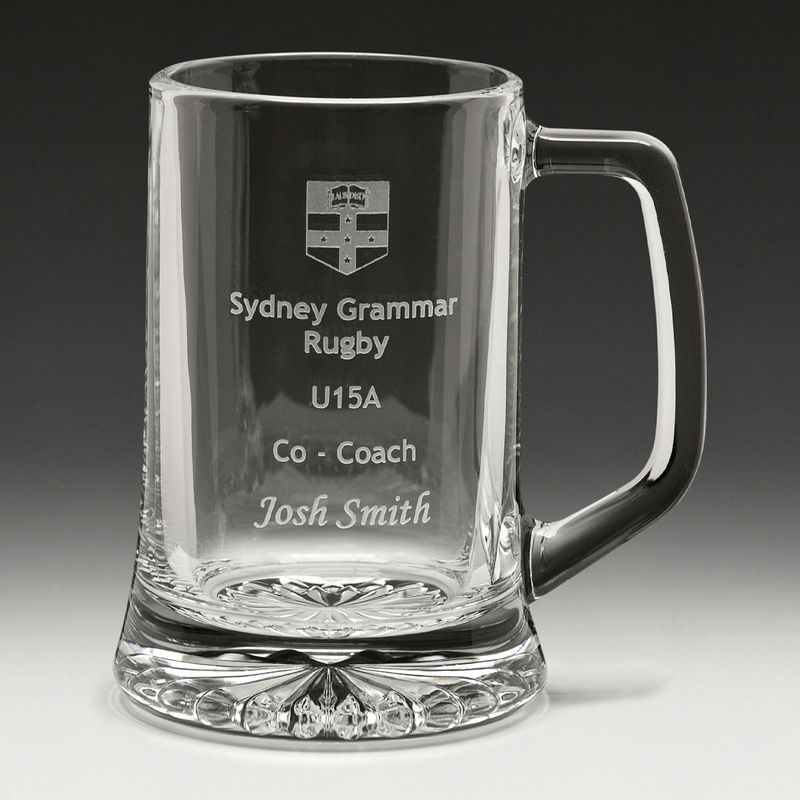 Glass Beer Stein 290ml