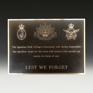 Cast Bronze Plaque