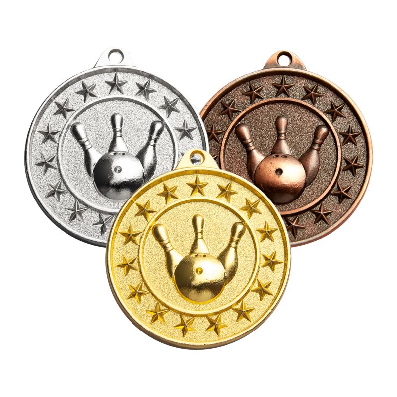 Shooting Star Tenpin Medal