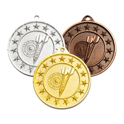 Shooting Star Darts Medal