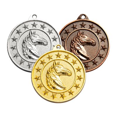 Shooting Star Horse Medal