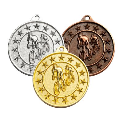 Shooting Star Cycling Medal