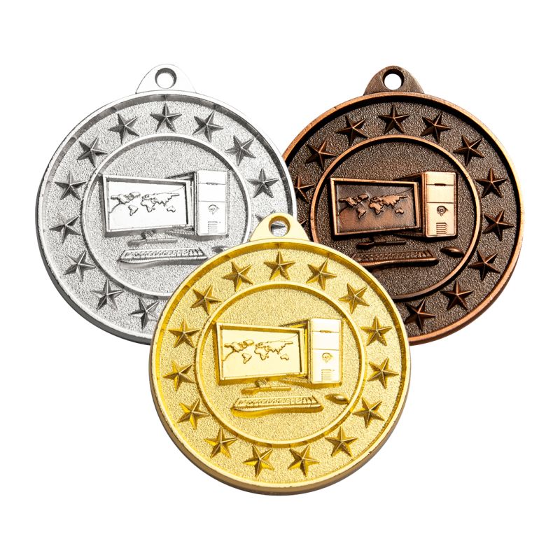 Shooting Star Computer Medal