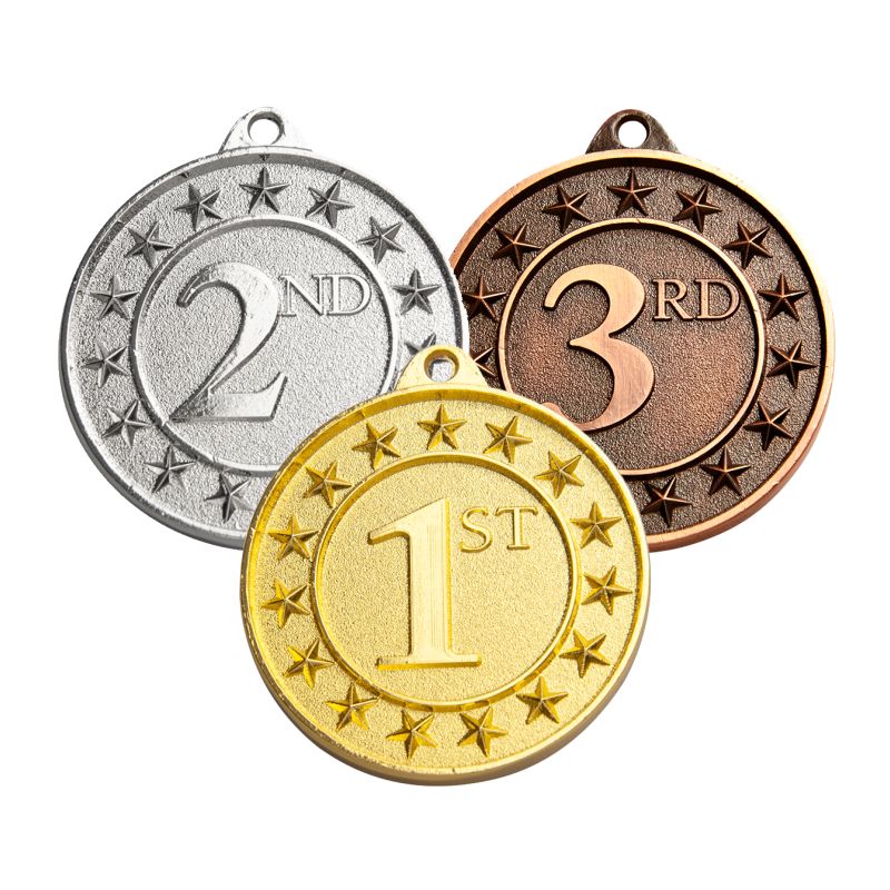 Shooting Star 1st 2nd 3rd Medals