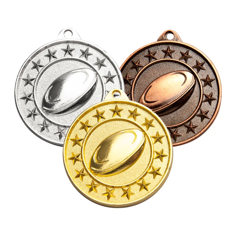 Shooting Star Football Medal