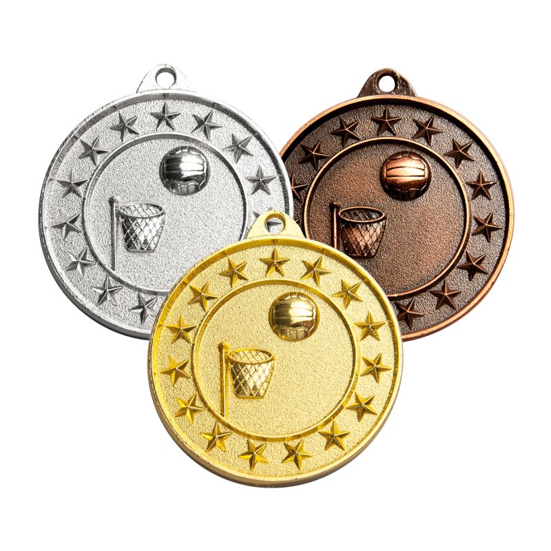 Shooting Star Netball Medal