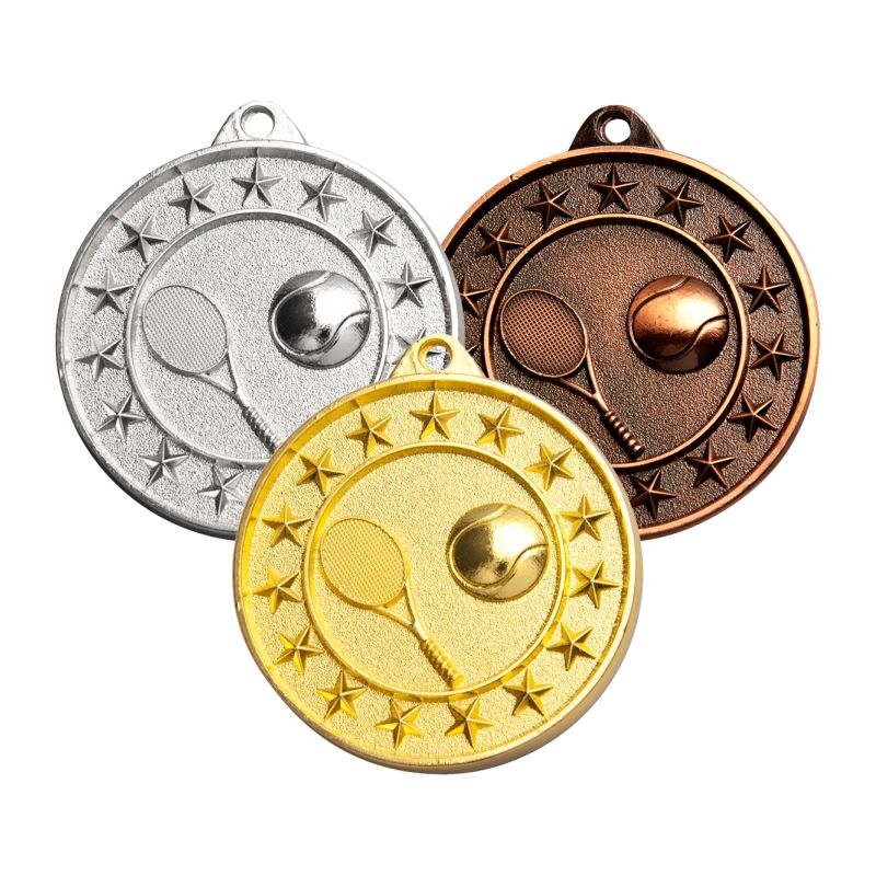 Shooting Star Tennis Medal