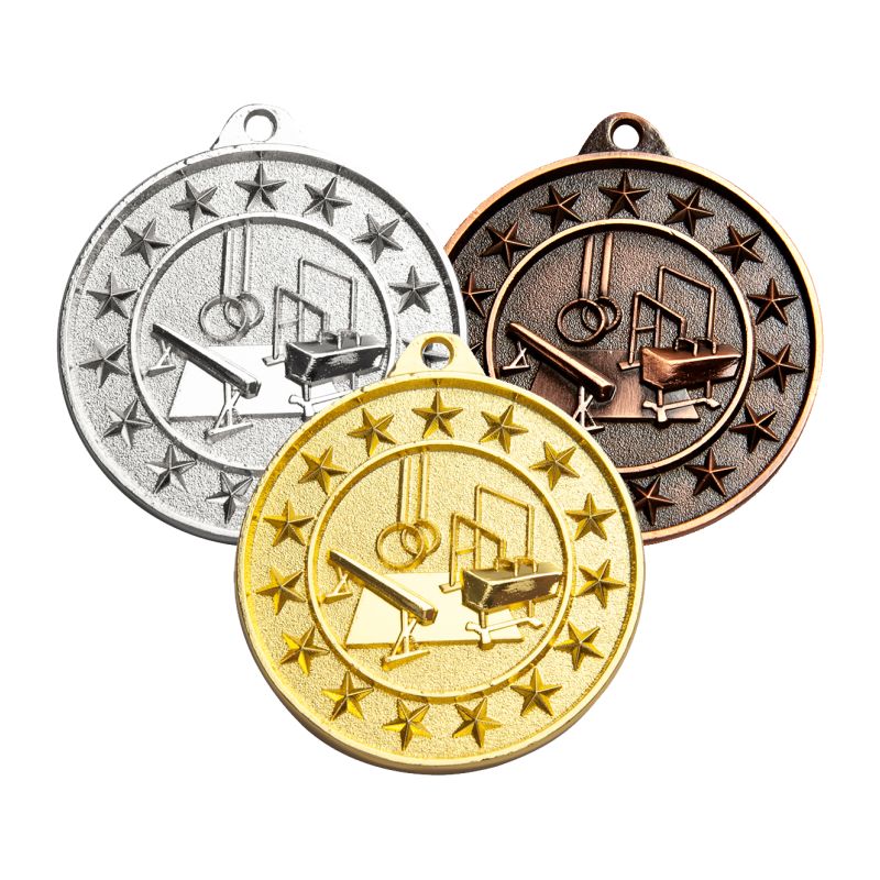 Shooting Star Gymnastics Medal