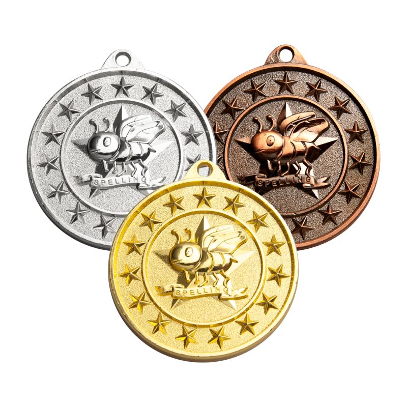 Shooting Star Spelling Bee Medal