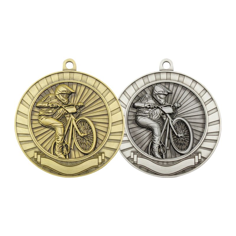 BMX Medal - Eco Scroll