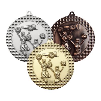 Cheerleading 70mm Medal