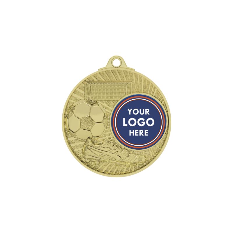 Soccer Medal with Club Logo - Blitz