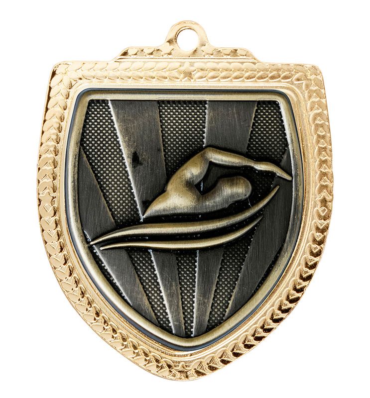Ocean Swim Medal - Swimming Shield