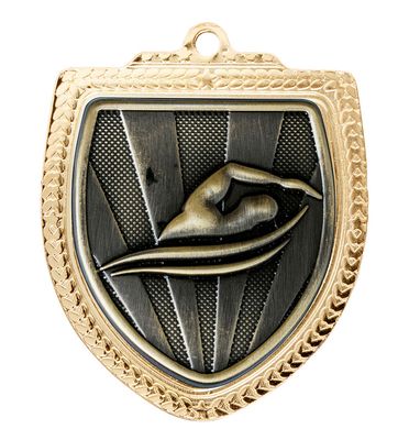 Ocean Swim Medal - Swimming Shield
