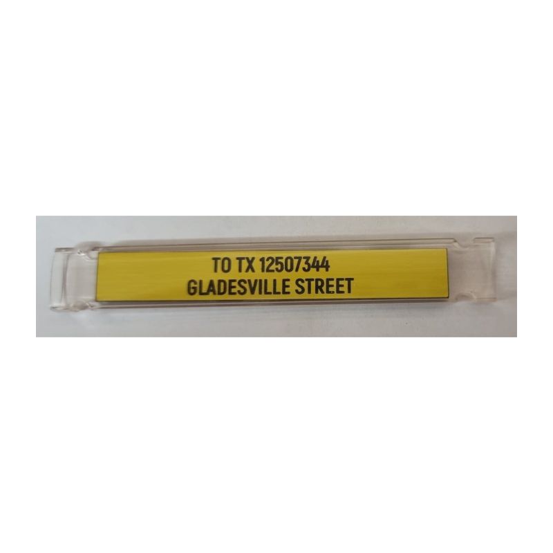 Cable Label Sleeves - Etched 50mm by 10mm