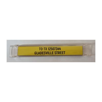 Cable Label Sleeves - Etched 50mm by 10mm