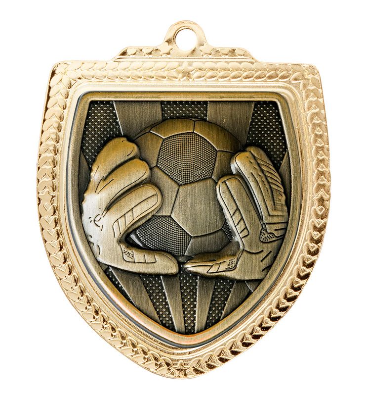 Soccer Goalkeeper Medal - Shield