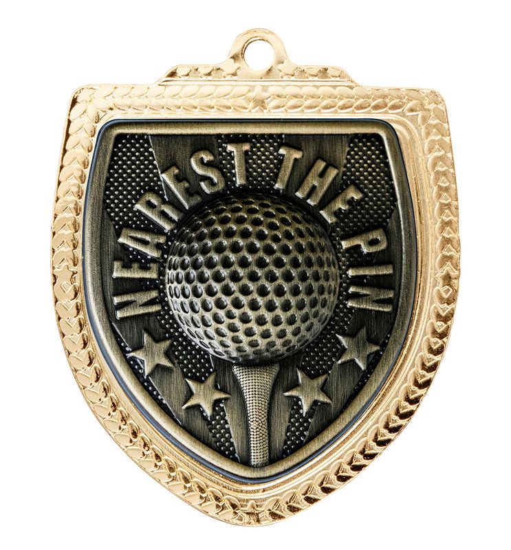 Nearest The Pin Golf Shield Medal