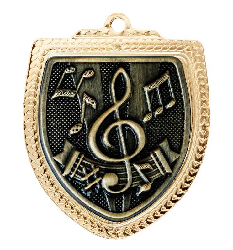 Music Shield Medals