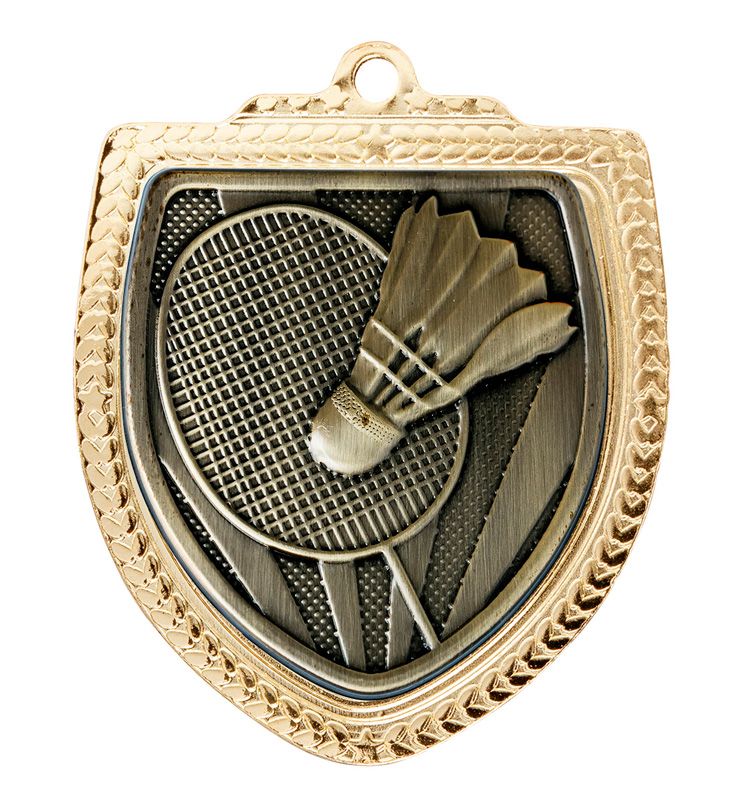 Badminton Medal - Shield