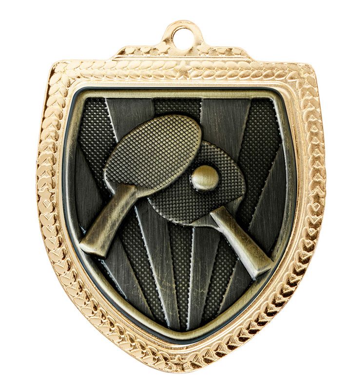 Table Tennis Shield Medals